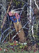 Ivan Bilibin Baba Yaga from Vassilisa the Beautiful 1899 oil